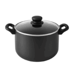 Olla Budinera Antiadherente con tapa de Cristal/Chef pot NS w/Glass Lid 12.7 Qt 1/2 pza