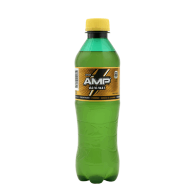 AMP Dorado Bebida Energizante (Bote)/Energy Drink Golden (Plastic Bottle) 12/16.9 oz