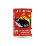 La Sirena Sardina en Salsa de Tomate (Redonda)/Round Canned Sardines in Tomato Sauce 24/15 oz