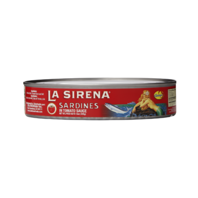 La Sirena Sardina en Salsa de Tomate (Oval)/Canned Sardines in Tomato Sauce 24/15 oz