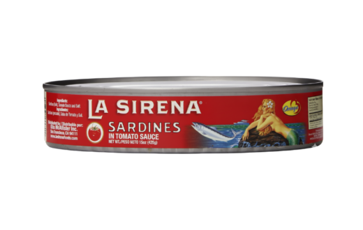 La Sirena Sardina en Salsa de Tomate (Oval)/Canned Sardines in Tomato Sauce 24/15 oz