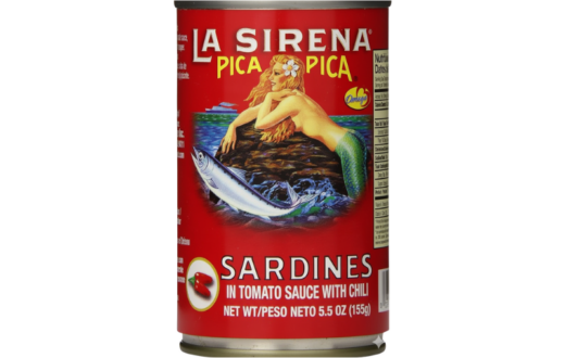La Sirena Sardina en Salsa de Tomate (Pequeña)/Small Canned Sardines in Tomato Sauce 25/5.5 oz