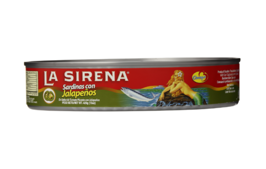 La Sirena Sardina en Salsa de Tomate Jalapeño (Oval)/Canned Sardines with Jalapeno in Tomato Sauce 2