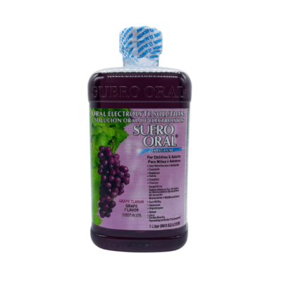 Suero Oral Uva/Grape Electrolyte Drink 8/1 Lts