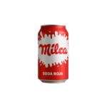Milca Nica Soda Roja (Lata)/Canned Red Cream Soda 24/12 oz
