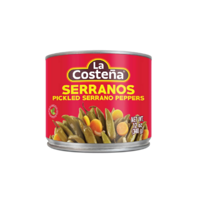 La Costeña Serrano Pepper 12/12 oz