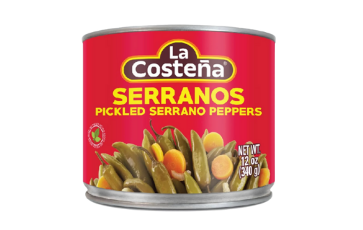 La Costeña Serrano Pepper 12/12 oz