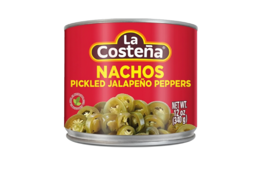 La Costeña Jalapeño Nacho en Rodajas/Canned Nacho Jalapenos 12/12 oz