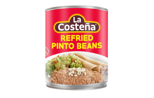 La Costeña Frijoles Pintos Refritos/Canned Refried Pinto Beans 12/20.5 oz