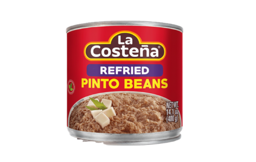 La Costeña Frijoles Pintos Refritos/Canned Refried Pinto Beans 12/14.1 oz