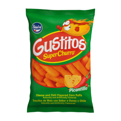 Boca Deli Gustitos SuperChurro Picantillo/Spicy Cheese Corn Curl 20/70 g