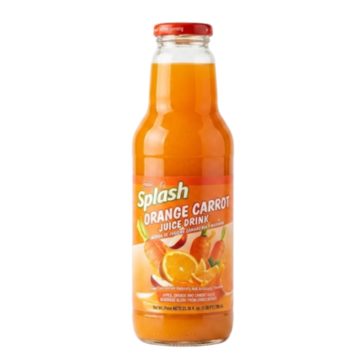 Splash Jugo Naranja con Zanahoria/Orange and Carrot Juice 8/25 oz