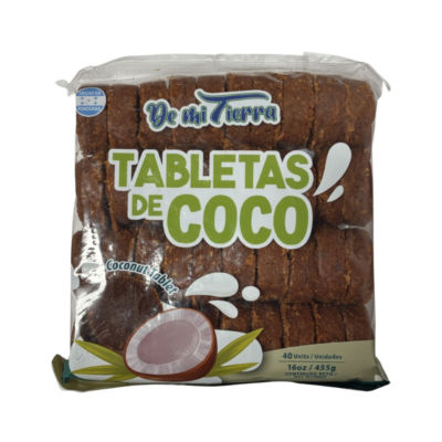 DMT Tableta de Coco Color Café/Brown Coconut Tablets 1/40 U