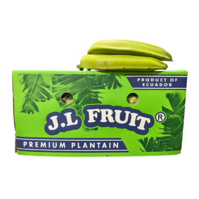 JL Fruit Platano Verde Caja /Plantains Green 50 Lbs