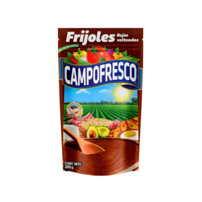 Campofresco Frijol Rojo Refrito/Refried Red Beans 24/210 g