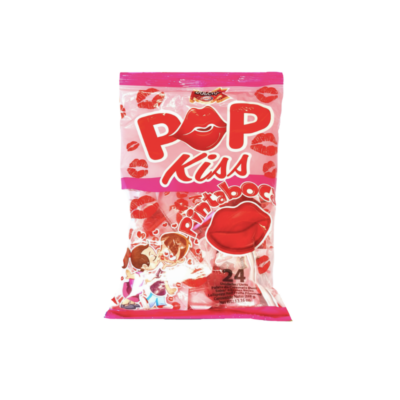 Venus Candy Paleta Pop Kiss Frutos Rojos/Red Fruit Lollipops 24 U/288 g