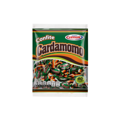Venus Confite Cardamomo/Cardamom Soft Candy 40 U/120 g