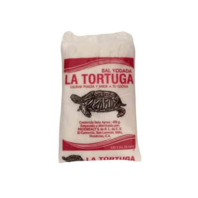 La Tortuga Sal Yodada/Iodized Salt 25/400 g