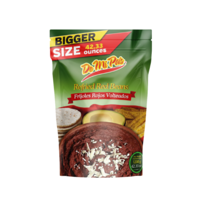 DMP Frijol Rojo Volteado/Refried Red Beans 8/1200 g