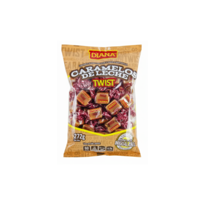 Diana Caramelos de Leche Twist/Caramel Candies 1/249 g