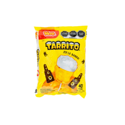Paleta Vero Tarrito/Fruit Flavor Lollipop 1/40 U