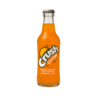 Crush Orange Vidrio/Glass Bottle 24/12 oz