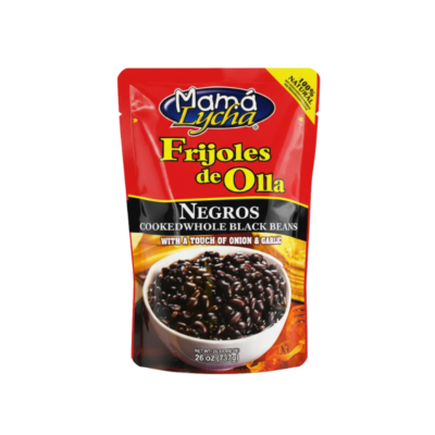 ML Frijoles de Olla Negro/Cooked Whole Black Beans 12/28 oz