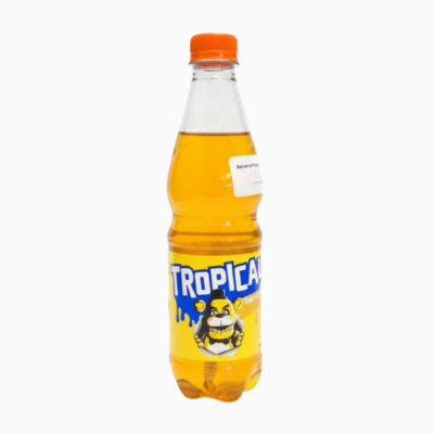 Tropical Banana Plastico/Banana Soft Drink (Plastic Bottle) 12/16.9 oz