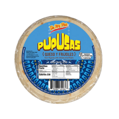 DMP Pupusa de Maiz Frijol Queso/Corn; Bean; and Cheese Pupusa 1/16 oz