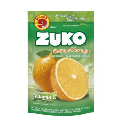 Zuko Bebida Sabor Naranja/Powdered Orange Drink 12/14.1 oz