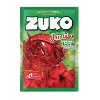 Zuko Bebida Sabor Jamaica/Powdered Hibiscus Drink 12/14.1 oz