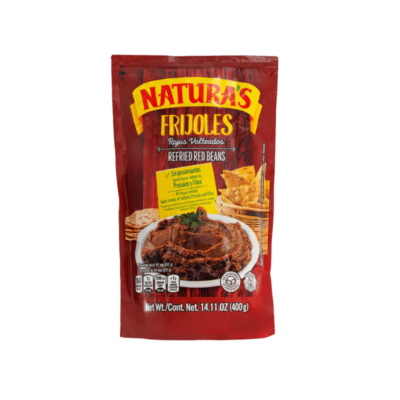 Naturas Frijoles Refritos Rojos/Red Refried Beans 24/400 g