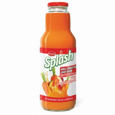 Splash Jugo Manzana con Zanahoria/Apple and Carrot Juice 8/25 oz