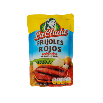 La Chula Frijoles Rojos Volteados/Refried Red Beans 12/800 g