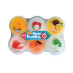 DMP Pudin de Frutas con Nata de Coco Mix 2/Fruit Pudin with Coconut Pulp 12/110 g