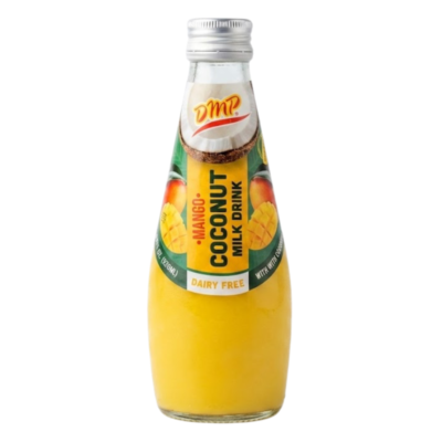 DMP Leche de Coco Mango (Pequeña)/Small Mango Coconut Milk (Glass Bottle) 24/9.8 oz