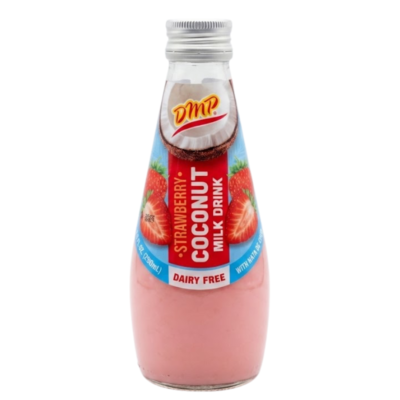 DMP Leche de Coco Fresa (Pequeña)/Small Strawberry Coconut Milk (Glass Bottle) 24/9.8 oz