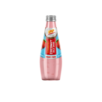 DMP Leche de Coco Fresa (Pequeña)/Small Strawberry Coconut Milk (Glass Bottle) 24/9.8 oz