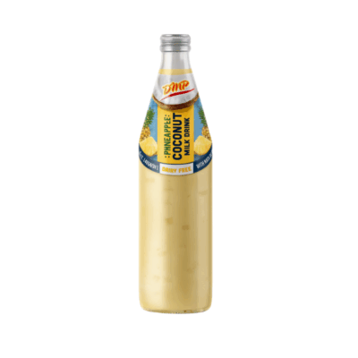 DMP Leche de Coco Piña Colada (Grande)/Large Pina Colada Coconut Milk (Glass Bottle) 12/16.4 oz