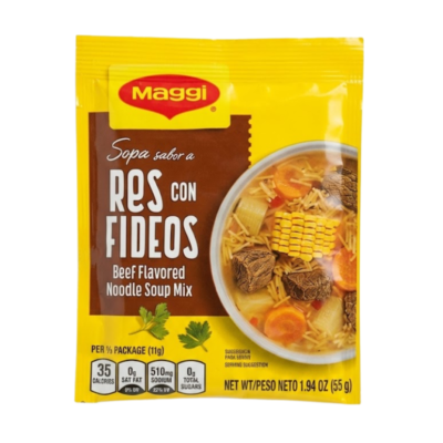 Maggi Sopa Res con Fideos/Beef Soup 2/12/2.11 oz