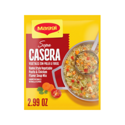Maggi Sopa Casera Pollo y Vegetales/Chicken with Vegetable Soup 12/2.99 oz