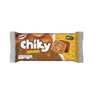 Chiky Galletas Caramelo/Caramel Cookies 16/14.1 oz