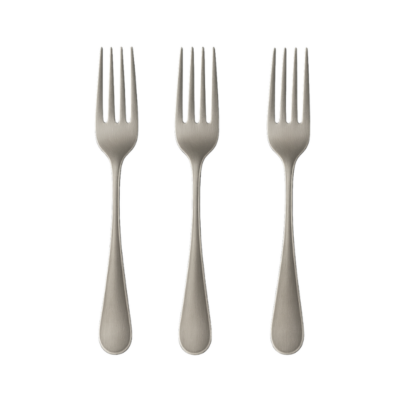 Imusa 71111 Set Tenedor Acero/Stainless Steel Fork Set (3 pc) 1/12 U
