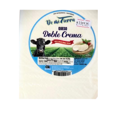 DMT Queso Doble Crema/Double Cream Cheese 1/5 Lbs