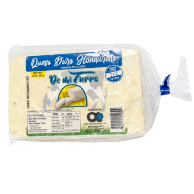 DMT Queso Duro Hondureño/Honduran Hard Cheese 1/14 oz