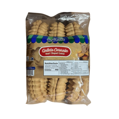 DMT Galleta Corazon/Heart-Shaped Cookies 12/10 oz