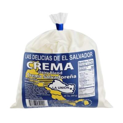 Las Delicias Crema Salvadoreña – La Union/Salvadoran Sour Cream 1/30 oz