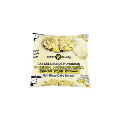 Las Delicias Crema Hondureña para Baleadas/Sour Cream 8/16 oz