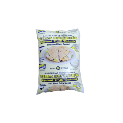 Las Delicias Crema Hondureña para Baleadas/Sour Cream 4/32 oz