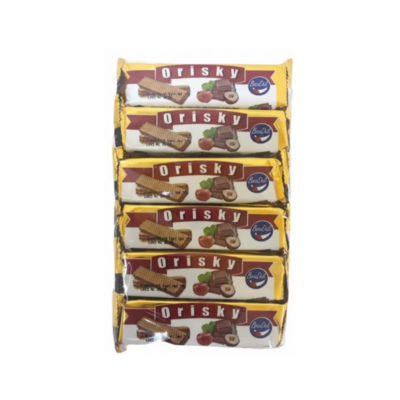 Boca Deli Orisky Galleta Chocolate y Avellana/Chocolate Hazelnut Wafer Cookie 16/204 g